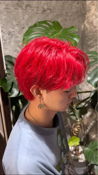 ショート カラー メンズ ハイトーン特化🌟 カワシマシュンスケのヘアスタイル