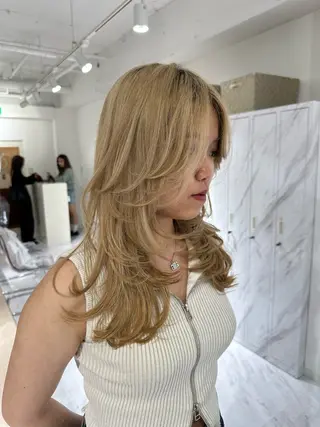 ロング 上野/海外hair/ レイヤー/Anriのヘアスタイル