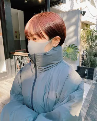 ショート カラー IVORY.所属・🟩白髪ぼかし/ボブ /ショートヘア/大司のヘアスタイル