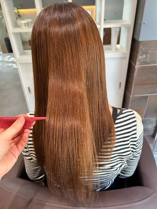 ロング 荻野 未来のヘアスタイル