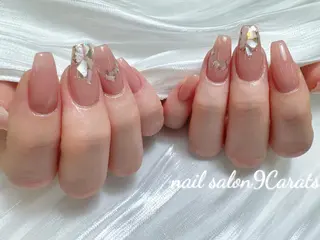 ネイル 💜ワンホンネイル ナインカラット💎のネイルデザイン