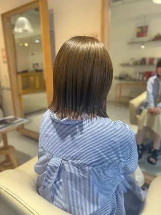 ショート カラー 安永 涼のヘアスタイル