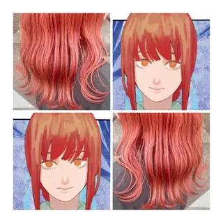 ミディアム カラー GARU-ガル-所属・TSUNO🦖 派手髪/オタク美容師のヘアスタイル