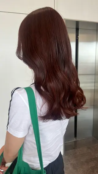 ロング カラー classic 新横浜所属・大人girly🛋️ 🤍yukakoのヘアスタイル