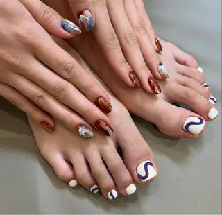 ネイル フリーランス¨̮⃝ ネイリストOKADAのネイルデザイン