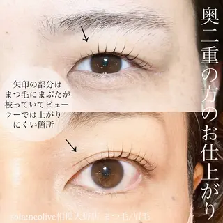 マツエク・マツパ sola: neolive出沼のマツエク・マツパデザイン