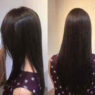 ロング カラー Ripps長居所属・メテオ ／ヘアカラー 西川菜実のヘアスタイル