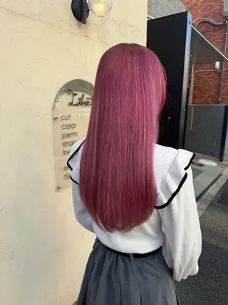 カラー Liberte所属・🍒暖色🍒髪質 改善_yura🐰のヘアスタイル
