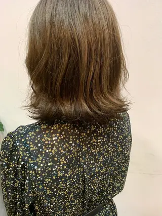 ミディアム カラー レイヤー/韓国ヘア 杉浦結梨のヘアスタイル