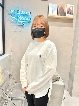 ショート カラー mood tatemachiのヘアスタイル