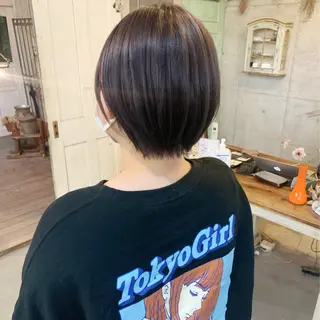 ショート カラー kimika🥑 メンズ/髪質改善のヘアスタイル