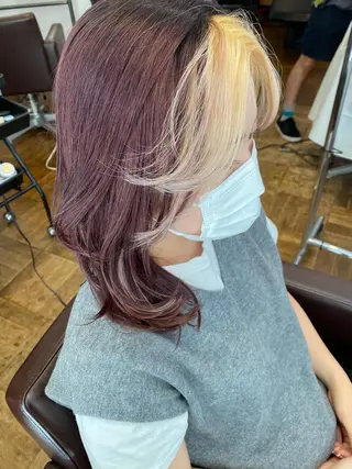 ミディアム カラー アライフ所属・牧田 真衣のヘアスタイル