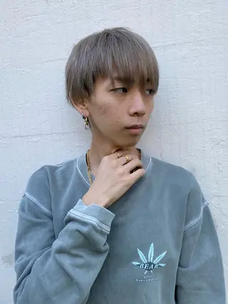 ショート メンズ パーマ特化/フェザー パーマシャドウ/真生のヘアスタイル