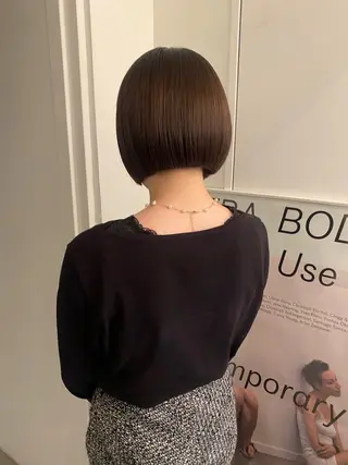 ショート カラー riria/ボブ /ブラウンカラー🎀のヘアスタイル