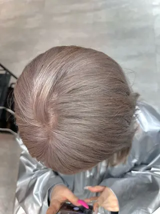 ロング 中川 舞のヘアスタイル