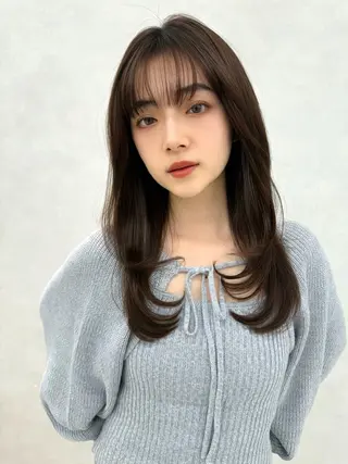 ロング ショート/ボブ/ 白髪ぼかし/しんやのヘアスタイル