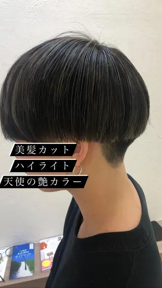 カラー メンズ 艶質改善/縮毛矯正 ササキナツミのヘアスタイル