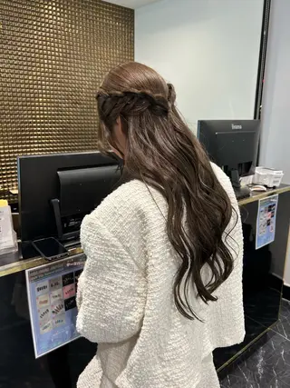 ロング カラー ヘアアレンジ ishizuka toaのヘアスタイル