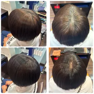 ショート カラー 篠田 有沙のヘアスタイル