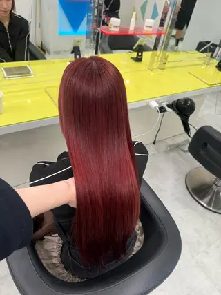 ロング カラー ダメージレスハイ トーン💖kanonのヘアスタイル