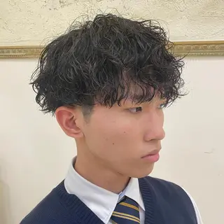 パーマ メンズ 年間2000名担当◎ パーマ職人/仲原佑樹のヘアスタイル