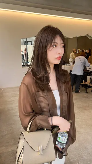 ロング カラー 誰よりも丁寧なカット 🍀小林輝のヘアスタイル