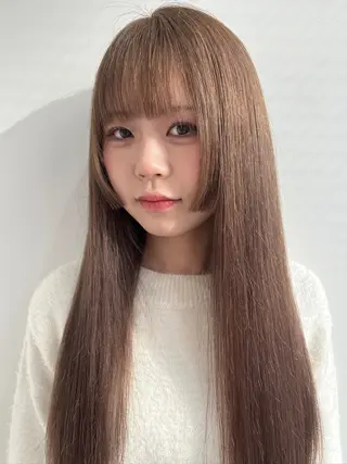 ロング 透明感カラー🍃 レイヤースタイル✨葵のヘアスタイル