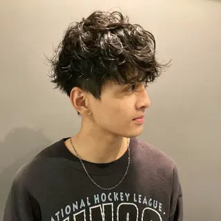ショート パーマ メンズ MAKI渋谷 【カットモデル募集】のヘアスタイル