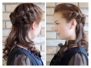 ロング ヘアアレンジ DISCOHAIRsanc（ルジャルダン町田）所属・烏山 達也のヘアスタイル