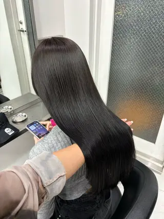 ロング カラー Beleza Era所属・韓国レイヤー/ 縮毛矯正🎀minaのヘアスタイル