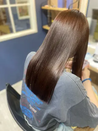 ロング 林 史佳のヘアスタイル