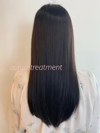 ロング 透明感/オリーブ/ グレージュ/YUKAのヘアスタイル