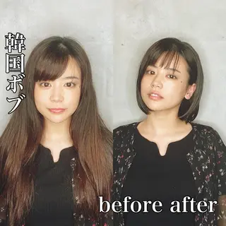 セミロング 韓国×髪質改善💊 似合わせ/武田涼のヘアスタイル