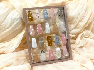 ネイル Lino中目黒 🎀 パラジェルのネイルデザイン