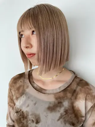 ミディアム 渋谷 留菜のヘアスタイル