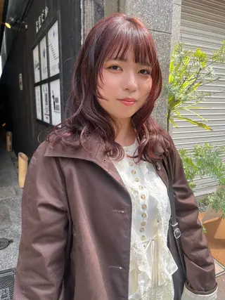 セミロング レイヤー/暖色/ 髪質改善/永礼芳果のヘアスタイル