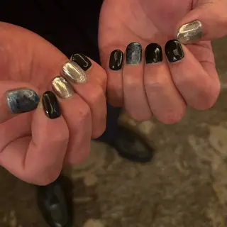 メンズ ネイル 山田 美羽のネイルデザイン