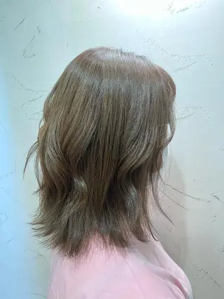 ミディアム カラー e.ll grande タナベのヘアスタイル