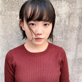 ショート カラー CODE.LINE所属・中川 竜誠のヘアスタイル