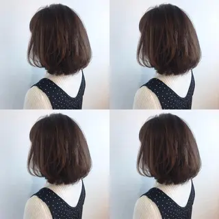 ショート カラー 韓国レイヤーカット/ ダブルカラーのヘアスタイル