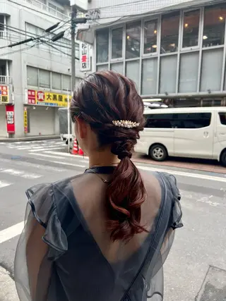 ロング ヘアアレンジ 🍒 Rino 🍒 カットモデル募集中のヘアスタイル