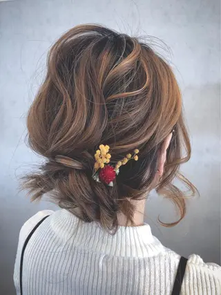 ミディアム ✨艶感/透け感✨Sherry所属・艶髪/ハイトーン Sherryのヘアスタイル