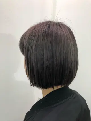 ミディアム 難波/心斎橋/ボブ/ 髪質改善/ハイトーンのヘアスタイル