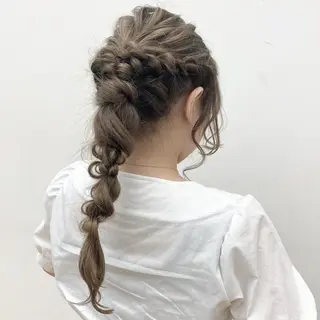ヘアアレンジ 肥後 有紗のヘアスタイル