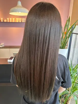 セミロング 阿倍野/髪質改善 /縮毛矯正/坪田幸広のヘアスタイル