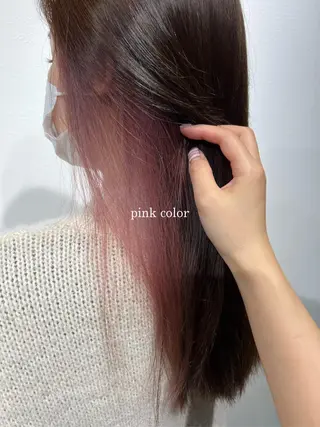 ロング カラー LONESS GINZA所属・FUJIIKANON /ケア‪透明感カラーのヘアスタイル