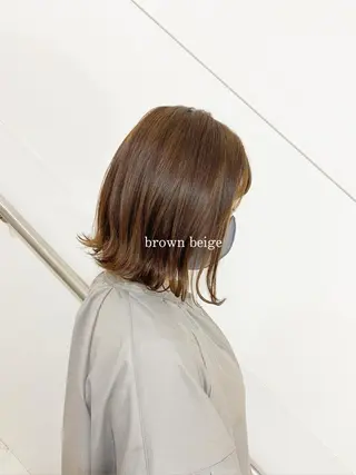 ショート カラー ハル🌸柔色/ ブリーチなし/艶髪のヘアスタイル