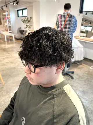 パーマ メンズ 骨格補正施術/メンズ 専門美容師/YUYAのヘアスタイル