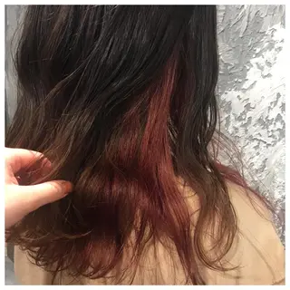 セミロング カラー ヘアアレンジ 赤味消し.髪質改善 🌿𝘠𝘜𝘙𝘐のヘアスタイル