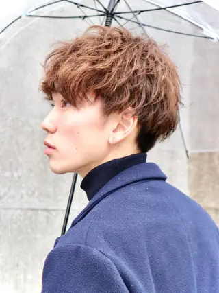 ミディアム MENS FEEL所属・メンズパーマが上手い 💇RYO❤️‍🔥のヘアスタイル